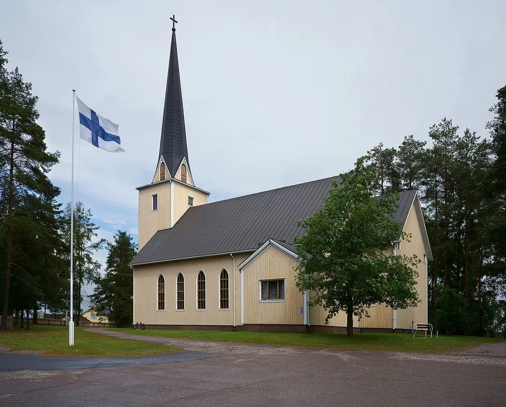 Tiistenjoki Church in Lapua, Finland.
