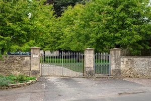 Entrance Gates And Piers To Church House