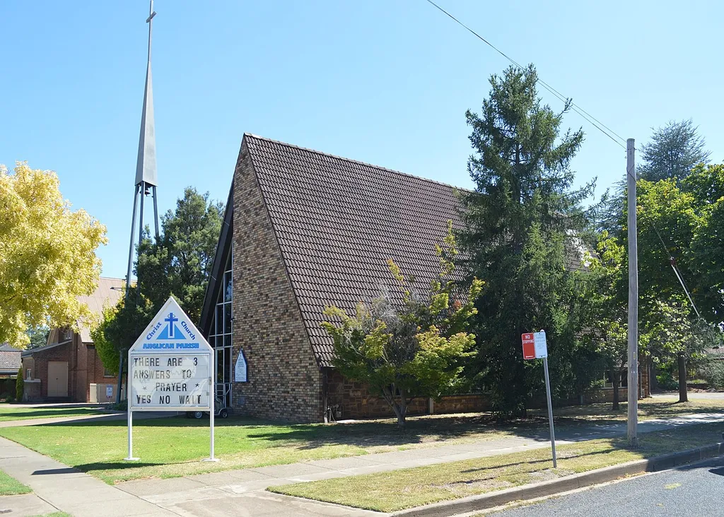 Christ church Anglican church at Cootamundra, New South Wales