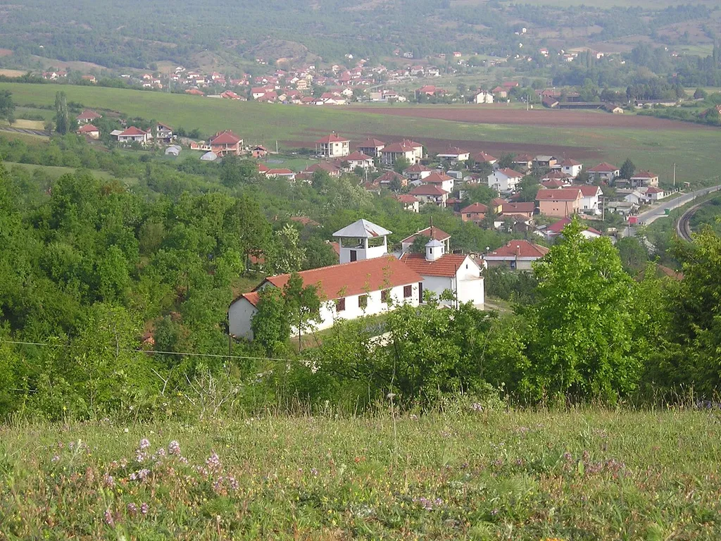 The church Sv.Georgija in Zelenikovo, Macedonia