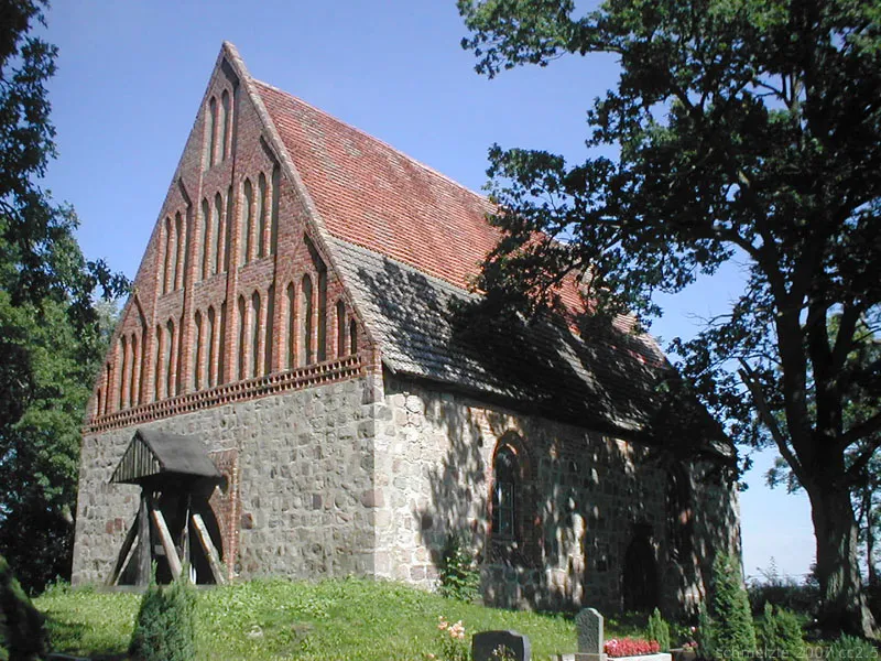 Kirche in Alt Schönau, Gemeinde Peenehagen, Mecklenburg-Vorpommern, Deutschland