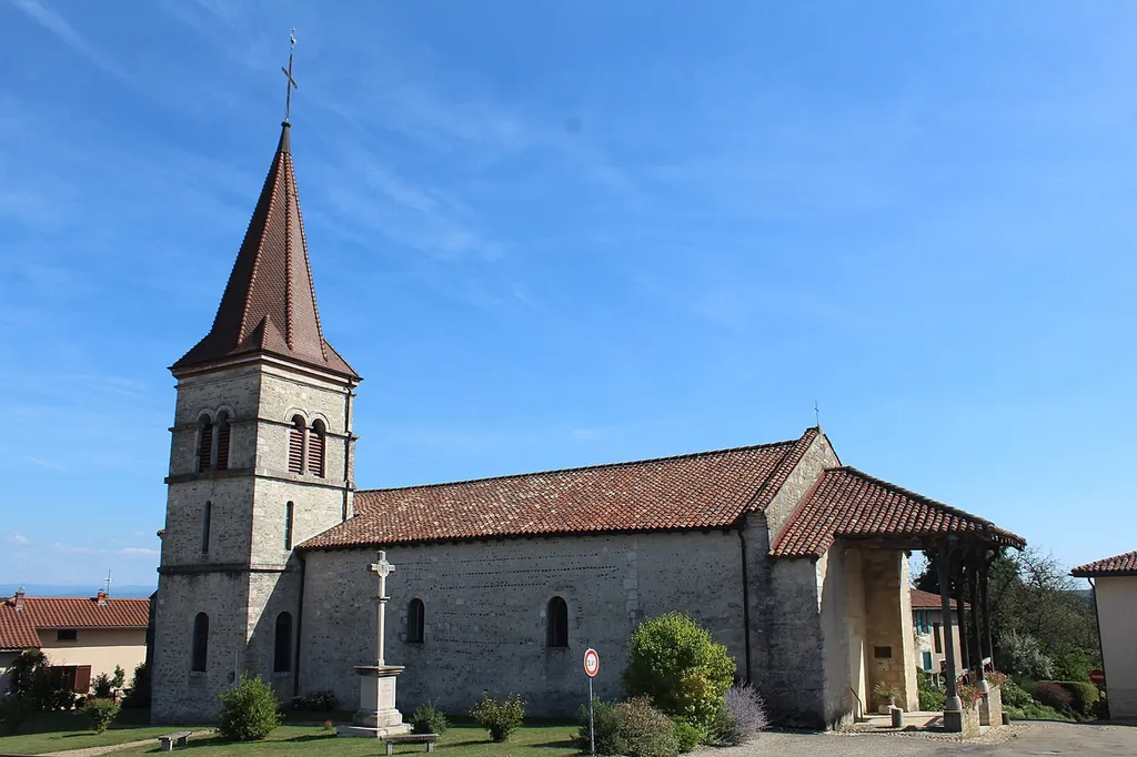 Église Saint-Jean-Baptiste à Chaveyriat.