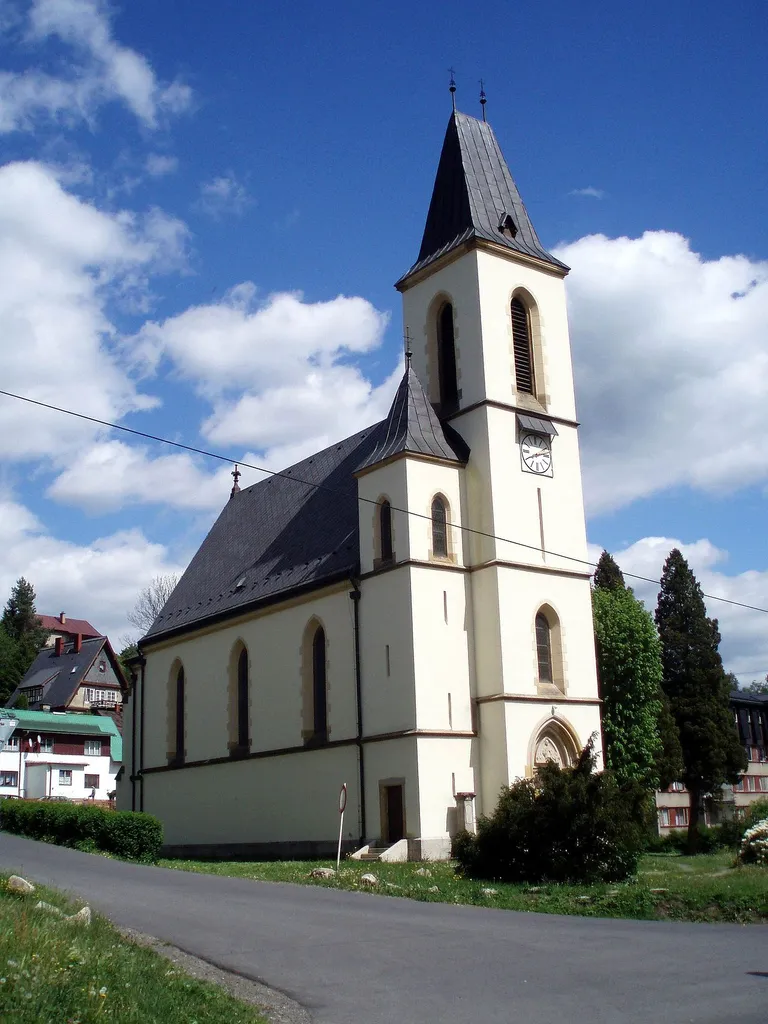 Roman Catholic church of the Assumption of Virgin Mary in Desná
