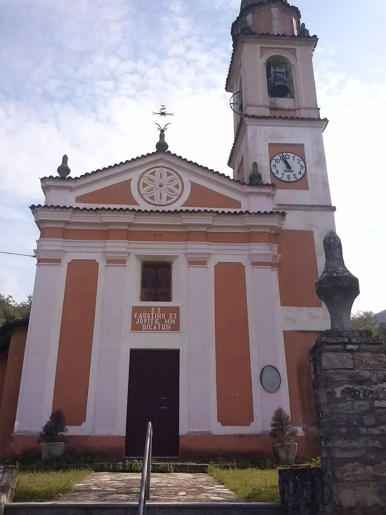 Church of Denavolo located in the municipality of Travo (Piacenza, Italy)
