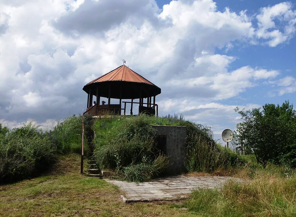 Pavillon auf der ehem. Altenburg, Heimburg, Stadt Blankenburg, Sachsen-Anhalt