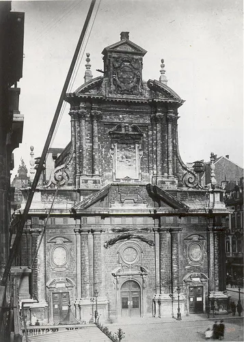 The former church of the Augustinian friars, demolished (in 1893), to allow the creation of 'place de Brouckère' (Brussels)