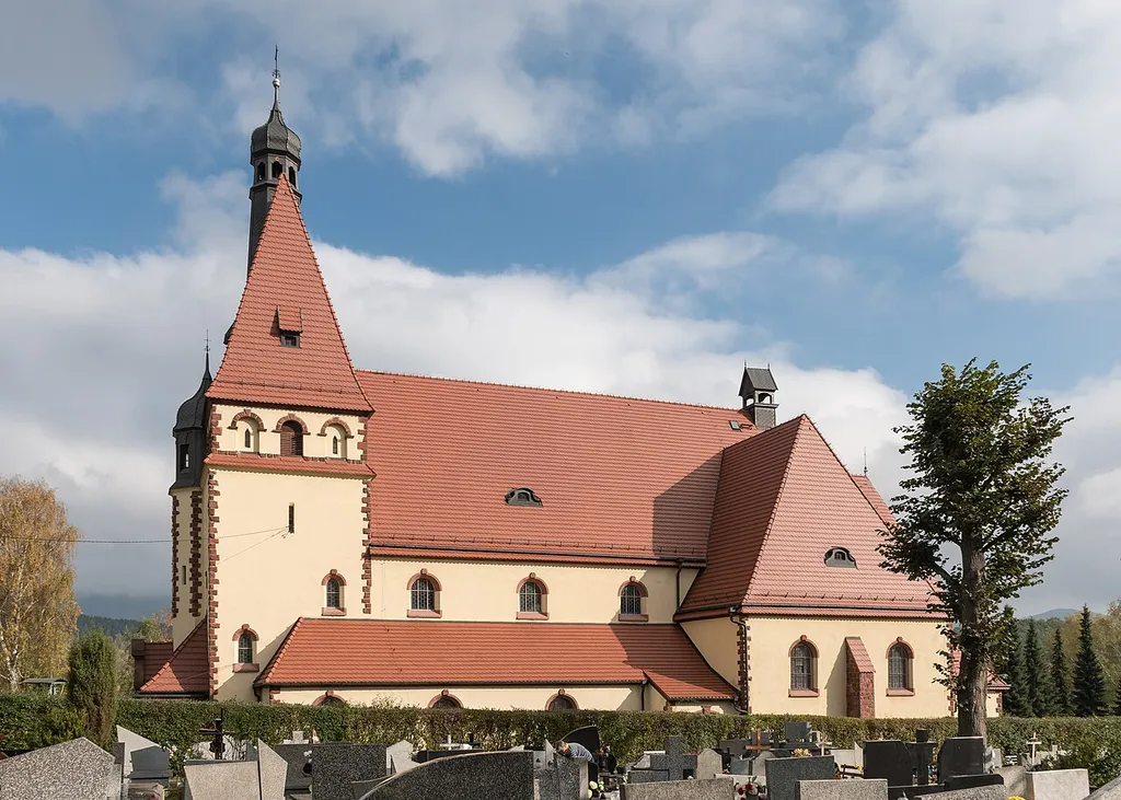 Saint Barbara church in Nowa Ruda