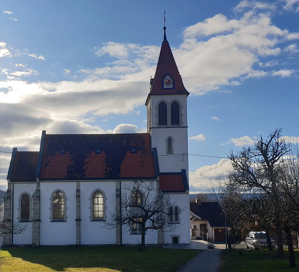 Pauluskirche in Stockach von der Rückseite