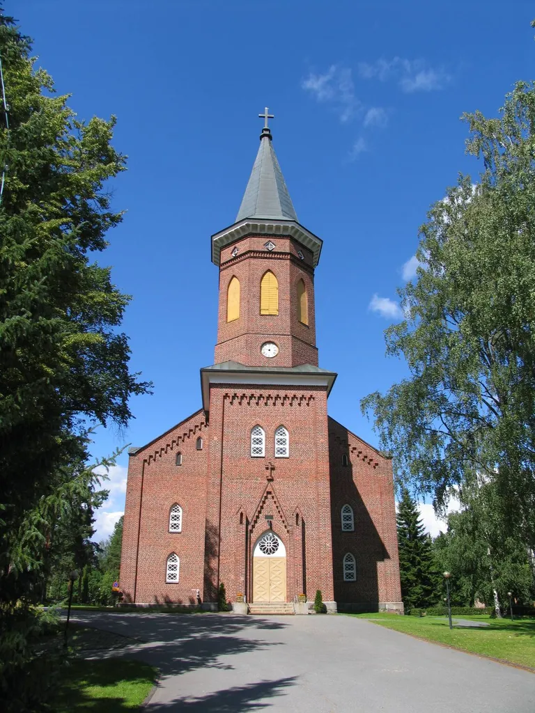 Hattula Church in Hattula, Finland. Built in 1852–1857. Architect: Ernst Bernhard Lohrmann.