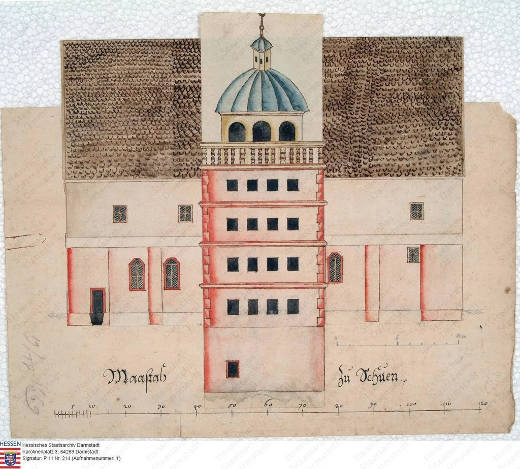 Ballhaus/Burgkirche in Gießen, Hessen, Deutschland