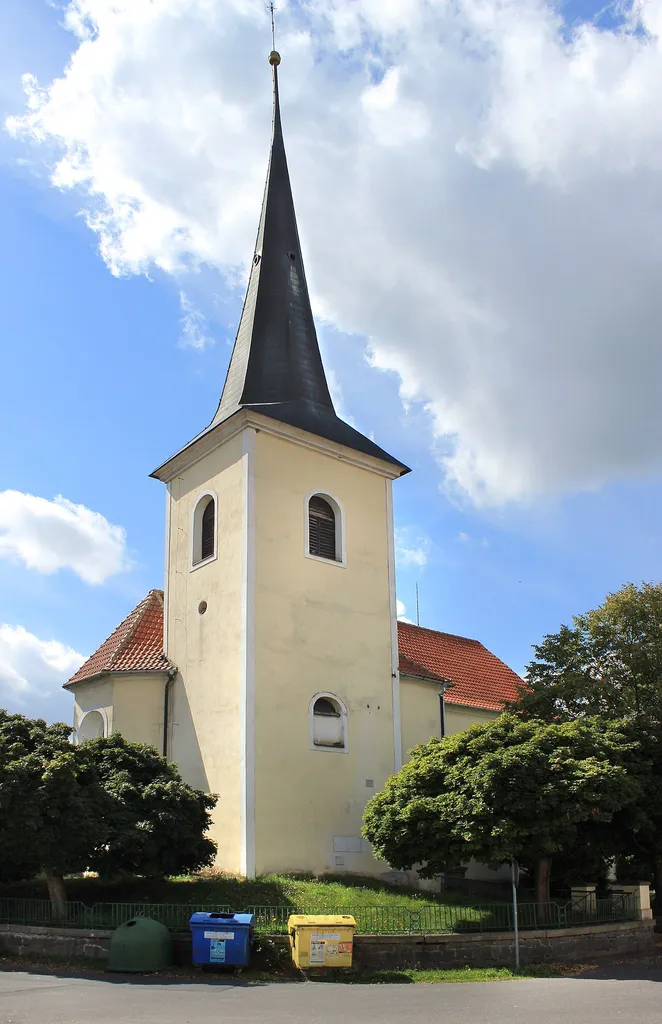 Church of Saint Peter and Saint Paul in Holýšov, Czech Republic.