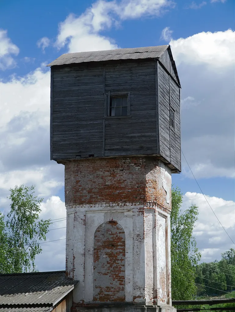 Water tower in Borovsk - former belltower of a former Edinoverie church.