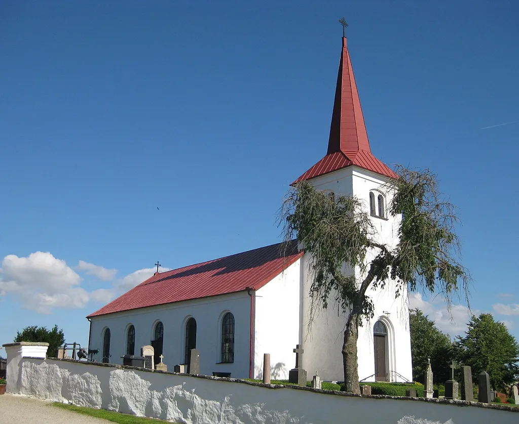 The church in Spjutstorp, Skåne, Sweden