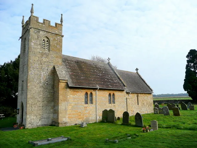 Parish church of St James, Cutsdean, Gloucestershire, seen from south-southwest