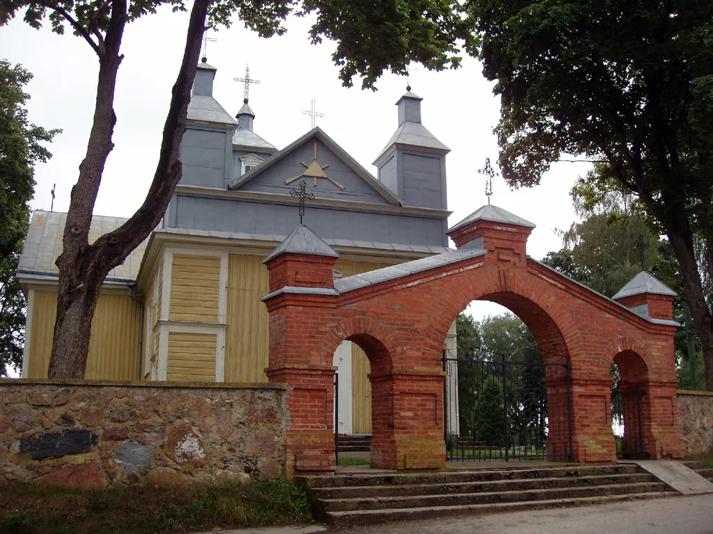 Wooden church in Suginčiai