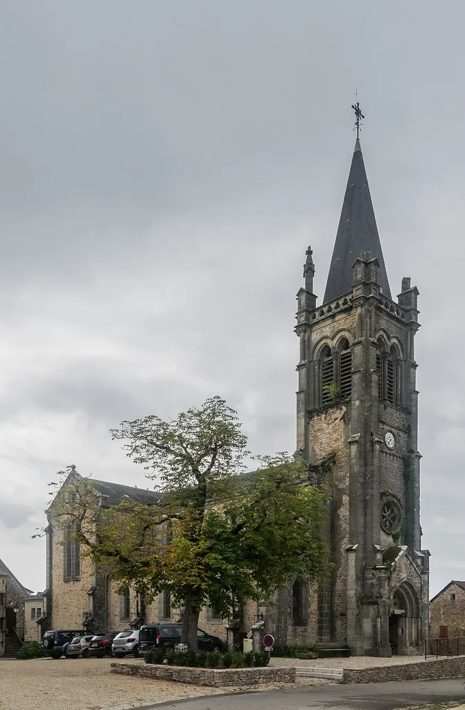 Church of Our Lady of Nativity of Faycelles, Lot, France