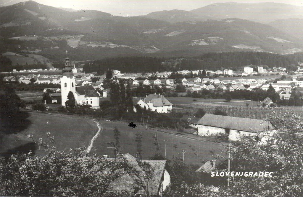 Razglednica Slovenj Gradca.