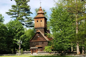 Church in Valašské muzeum v přírodě