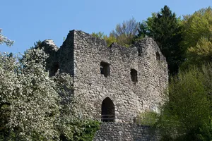 Medieval castle ruin Nünegg