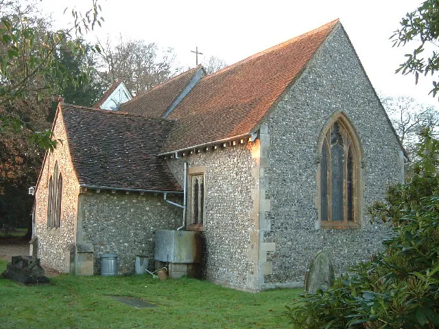 Church of England parish church of St Laurence, Cholesbury, Buckinghamshire: view from the south-east