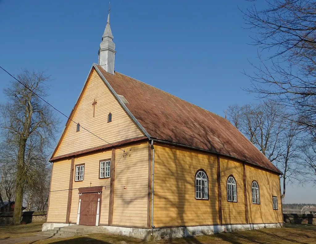 Roman Catholic Church, Upyna, Telšiai district, Lithuania