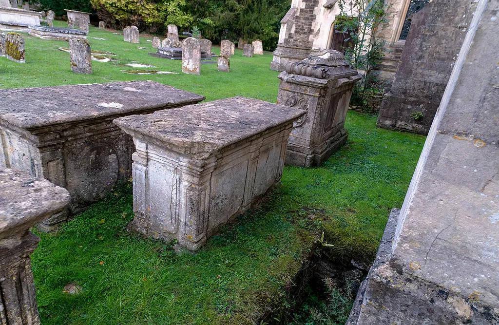 Corsham: COLLETT MONUMENT IN CHURCHYARD ABOUT 1 METRE NORTH OF NORTH AISLE FIRST BUTTRESS OF CHURCH OF ST BARTHOLOMEW