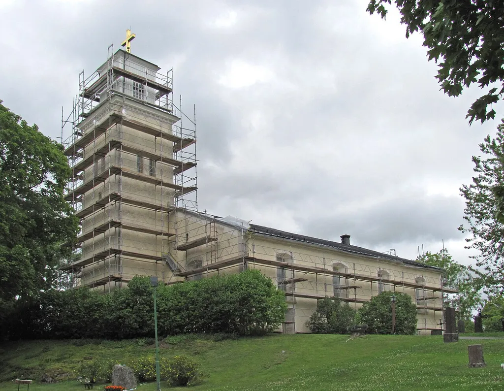 Björskogs kyrka från sydväst