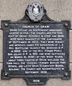 Church of Orani historical marker