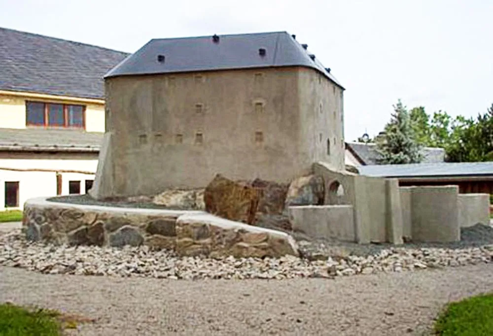 Modell des Blankenberger Schloßes