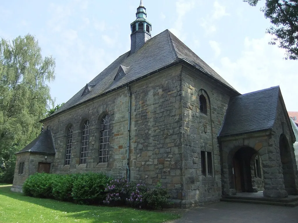 Evangelische Kirche Lippstadt-Eickelborn, Juni 2014.