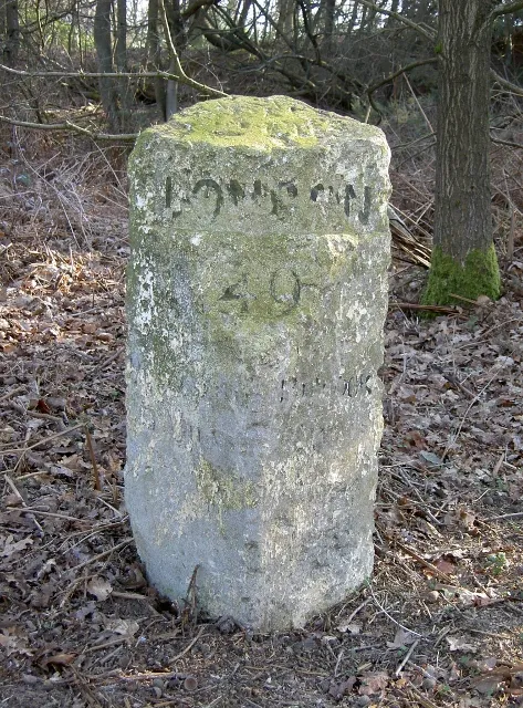 Milestone On South Side Of The B2070 London Road, Immediately East Of Entrance To Sussex Gate