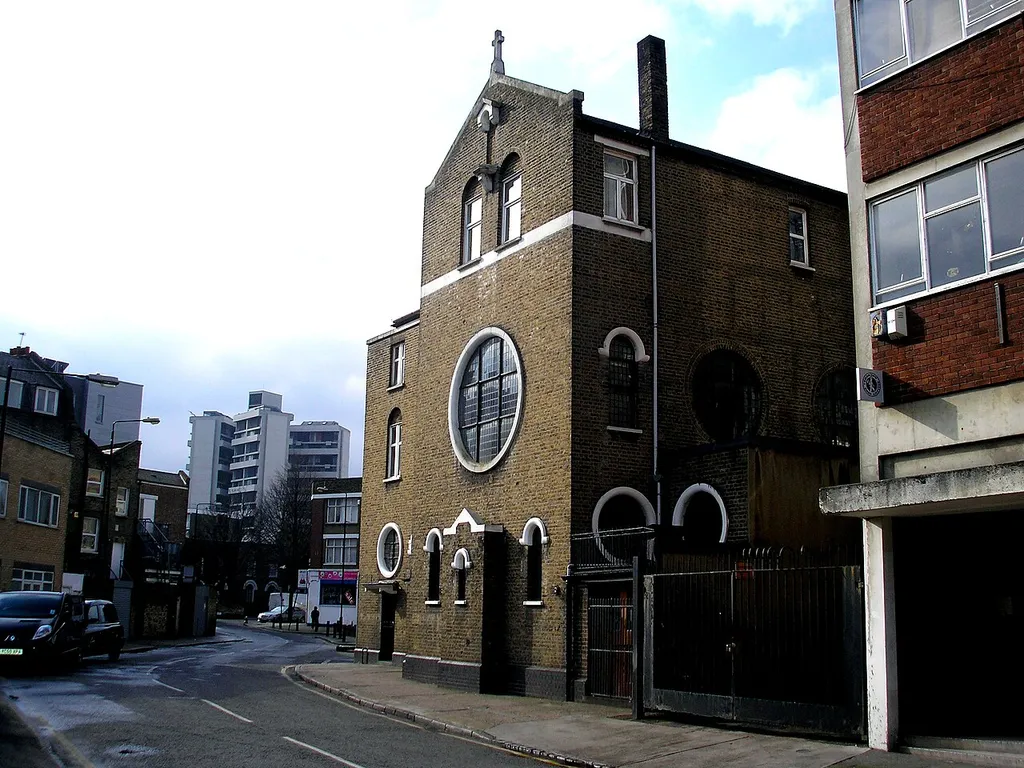 Bethnal Green: Lithuanian Roman Catholic Church of St. Casimir On The Oval, just north of Hackney Road