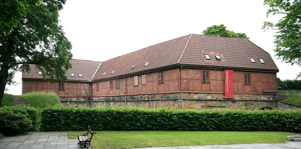 Det dobbelte batteri, Akershus festning. Bugd ca. 1691-92. I dag Norsk Hjemmefrontmuseum.
