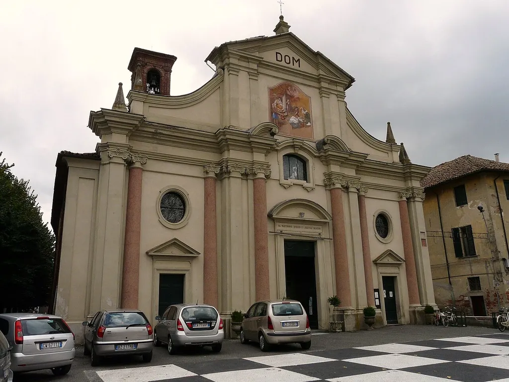 Chiesa dei Santi Quirico e Giulitta di Castelnuovo Bormida, Piemonte, Italia