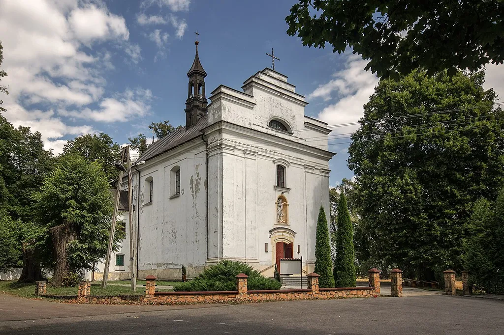 Słupia, kościół par. pw. Św. Trójcy, lata 1778-1782, 1 poł. XIX w.