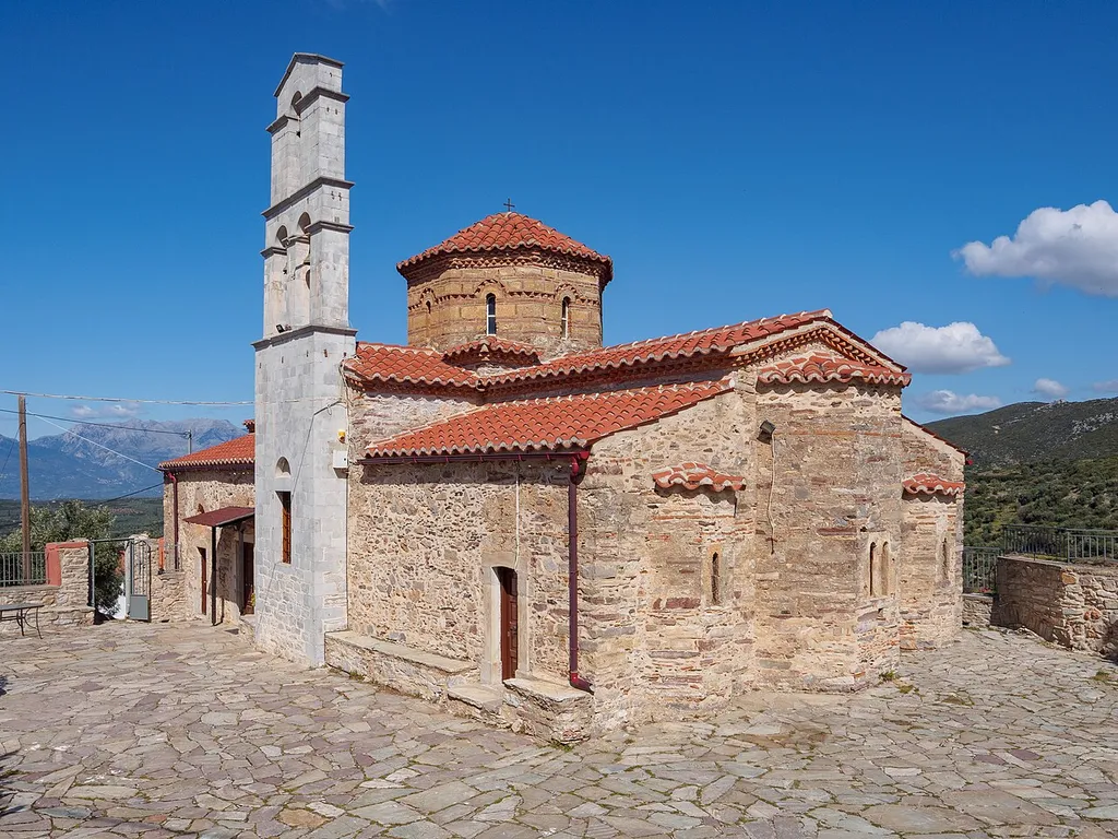 The church of Agios Dimitrios in Chrysafa, Laconia