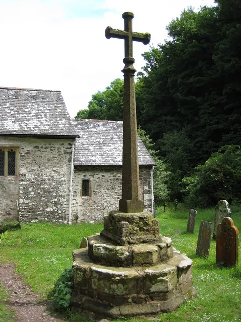 Cross in Culbone churchyard