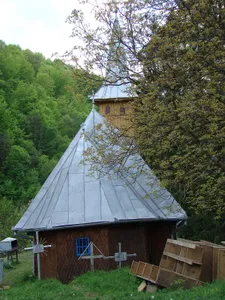 Wooden church in Poșaga de Sus