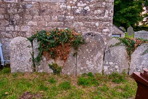 7 Headstones Near East Wall Of North Aisle Of Church Of St Paul