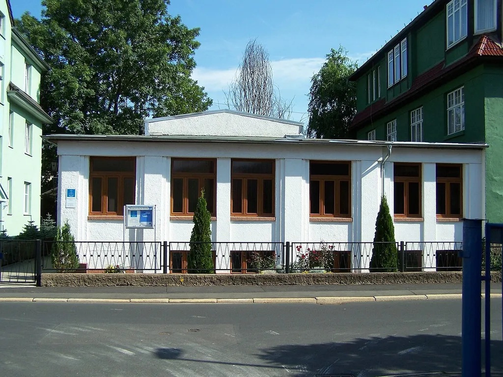 Die Neuapostolische Kirche in der Eisenacher Uferstraße 11.