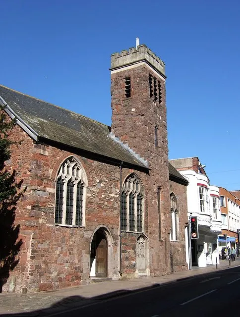 St Olave's Church, Exeter The old tower ("possibly a relic from an C11 palace chapel built for Gytha, the mother of King Harold" (Cherry &amp; Pevsner) ) partly blocks the pavement past this intriguing little church on Fore Street. The rest of what you see here dates from 1815, but behind it, the rest is late medieval.