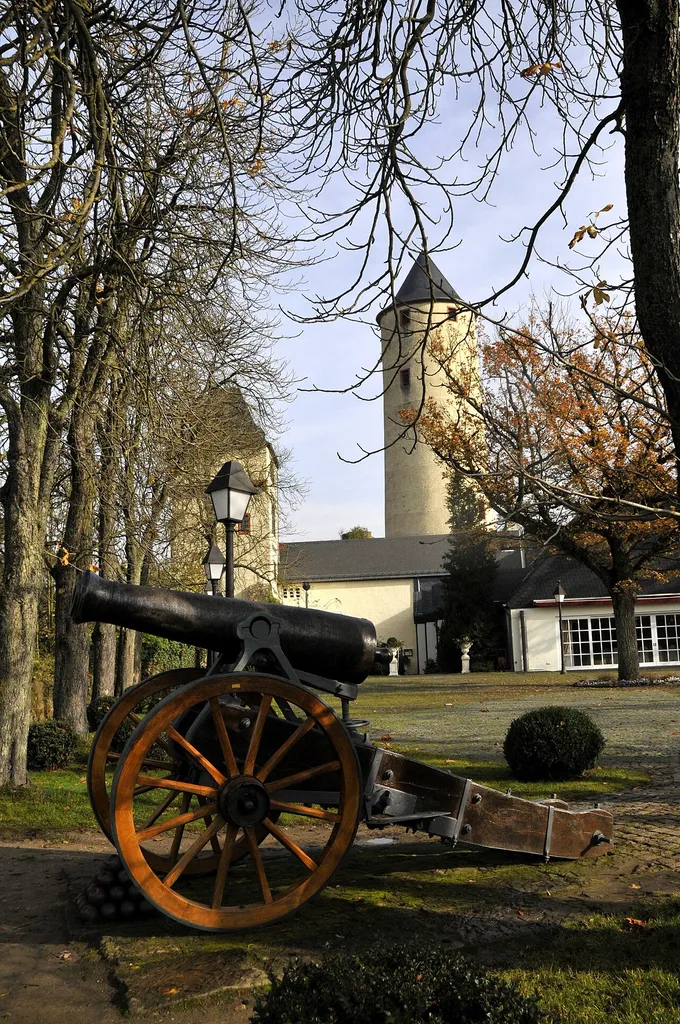 Stromburg, Kanone im Burggarten