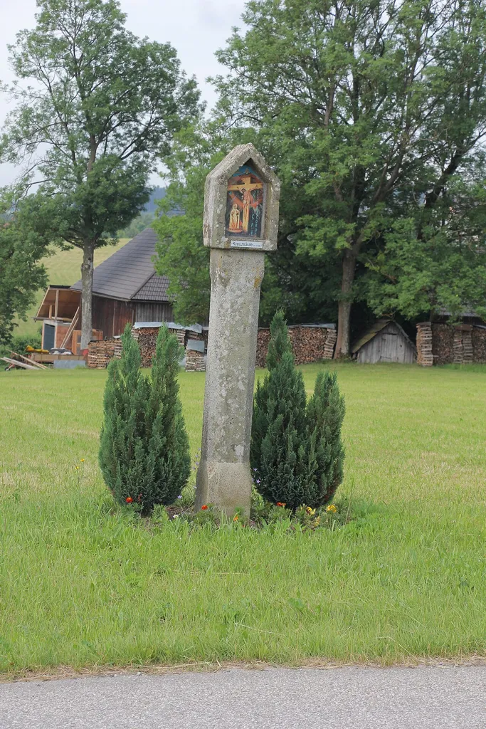Burgfriedsäule in Bad Leonfelden - nicht denkmalgeschützt in der Hagauer Straße
