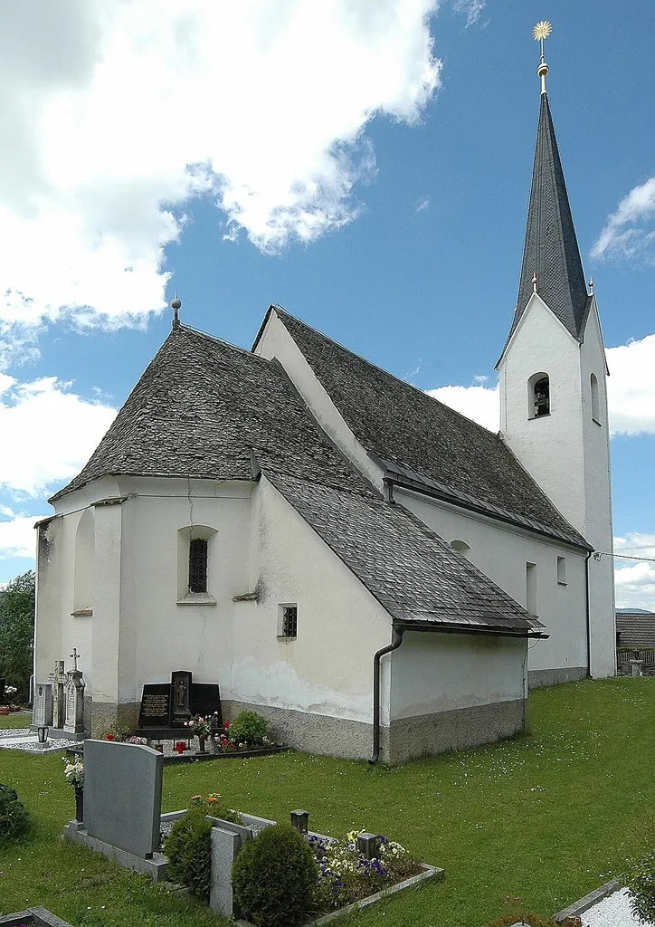 Parish church Holy Veit (and Saint Martin) at Klein St. Veit, municipality Feldkirchen, district of Feldkirchen, Carinthia / Austria / EU