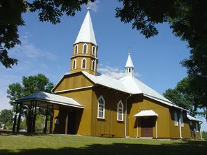 Our Lady of Częstochowa church in Lipiny Górne-Borowina