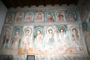 cemetery chapel with frescoes