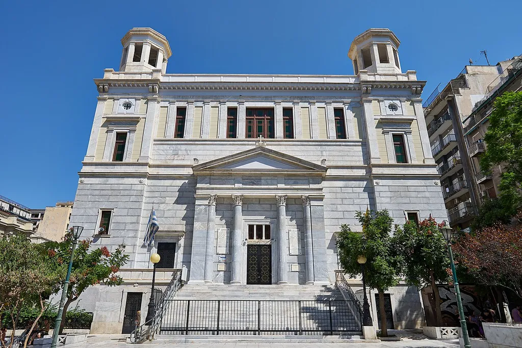 The Church of Saint Constantine in Omonoia on August 16, 2020