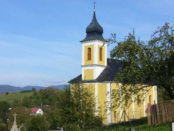 St. Martin church in Vesela by Valašské Meziříčí (Czech republik)