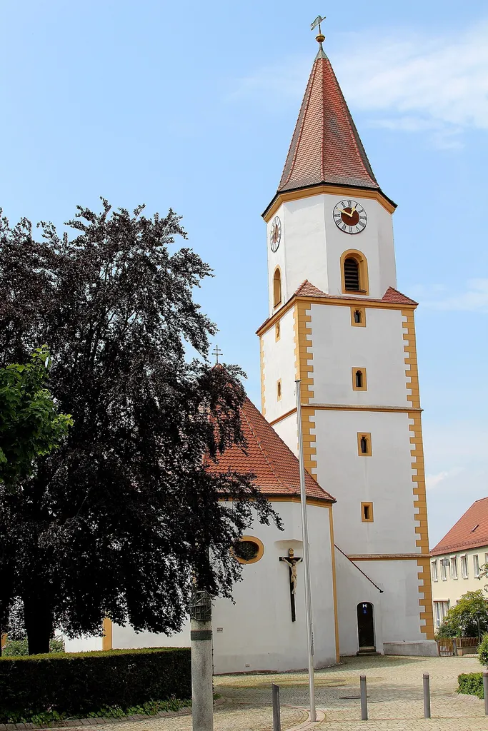 Luhe, Pfarrkirche St. Martin; Markt Luhe-Wildenau, Landkreis Neustadt an der Waldnaab, Oberpfalz, Bayern