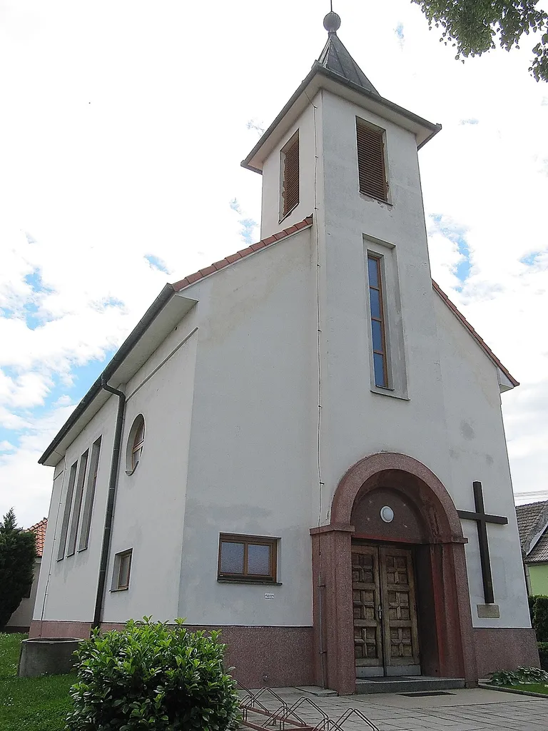 Uherské Hradiště, Czechia, part Míkovice. Church of Saint Agnes of Bohemia.